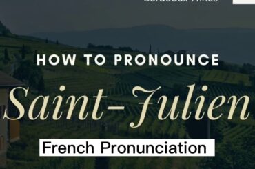 French Pronunciation - Saint - Julie