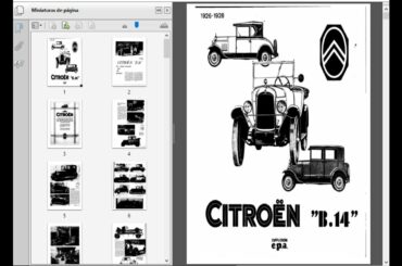 Citroën B14 (1926-1928) - Manuel de Reparation - French Service Manual