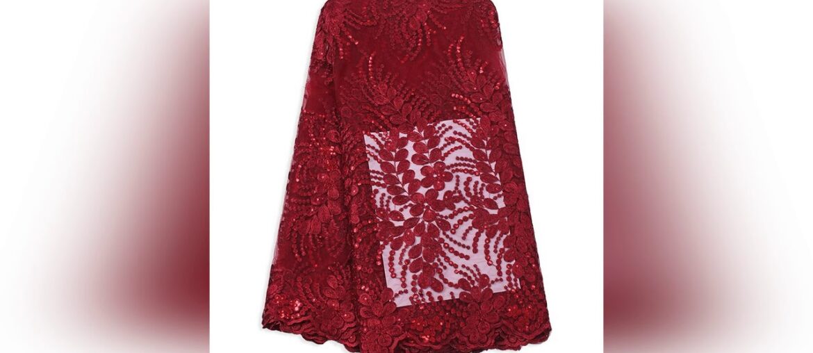 ☘️ Bestway Qulity French Tulle Sequin Lace Fabric Mesh Fabric Embroidery African Nigerian Party Dre ☘️ Bestway Qulity French Tulle Sequin Lace Fabric Mesh Fabric Embroidery African Nigerian Party Dre