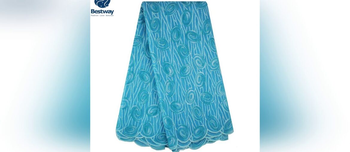 ⚡️ Free Shipping 100% polyester African Swiss Organza Lace Fabric With Sequins French Lace For dres