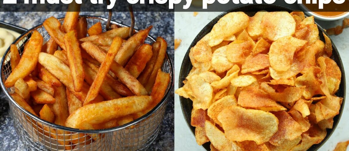 2 must try potato chips recipe | potato wafers recipe | french fries recipe | potato snacks recipe 2 must try potato chips recipe | potato wafers recipe | french fries recipe | potato snacks recipe