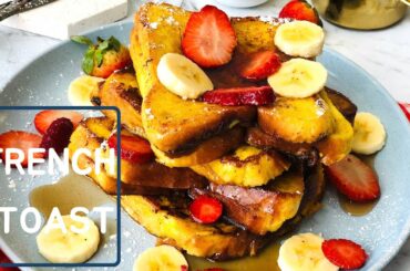 HOW TO MAKE FRENCH TOAST. Classic easy & quick recipe with a twist.   #frenchtoast