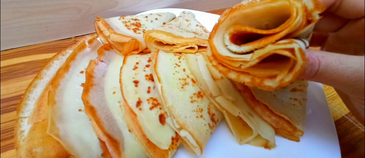 Easy Sweet Crepe Recipe | French Crepe Recipe