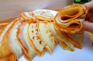 Easy Sweet Crepe Recipe | French Crepe Recipe