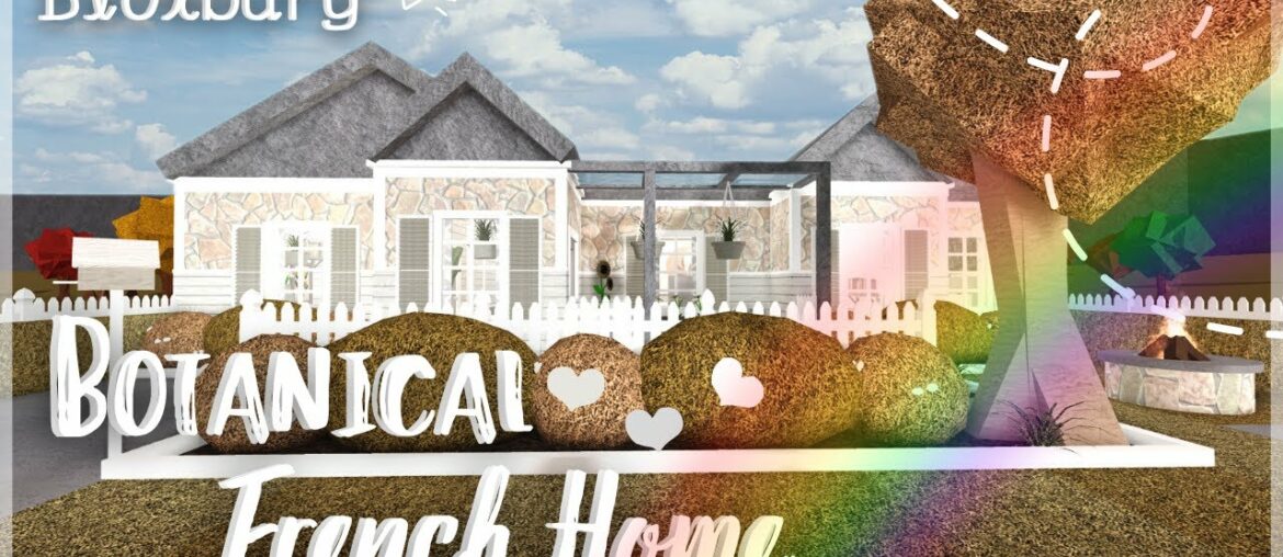 Roblox | Bloxburg | Botanical French Home | Speedbuild & Tour | Tapioca