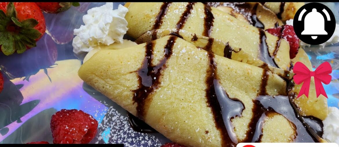 BEST CREPE RECIPE | CREPES RECIPE | Basic French Crepes Recipe | (2020)