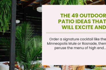 The 49 Outdoor Patio Ideas That Will Excite and Inspire You PDFs