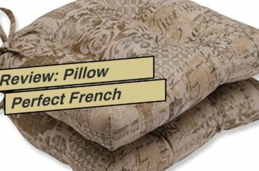 Review: Pillow Perfect French Postale Reversible Chair Pad, Set of 2,Red