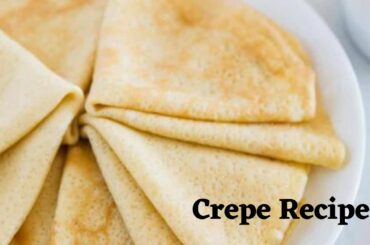 HOW TO Make CREPE in A BLENDER -FRENCH CREPE RECIPE