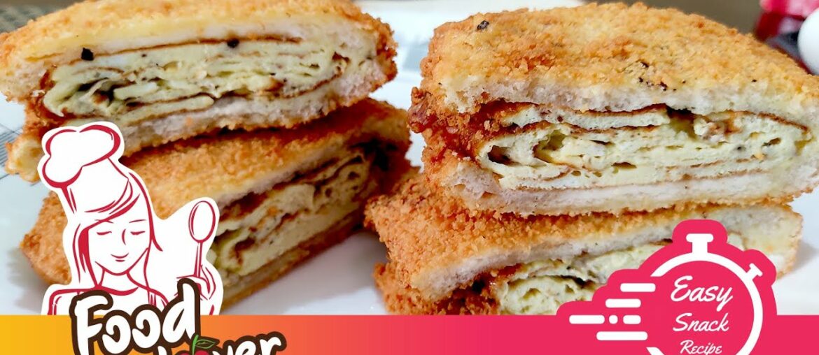 Fried Omelette Sandwich KFC | egg omelette sandwich recipe in tamil | French Toast Omelette Sandwich