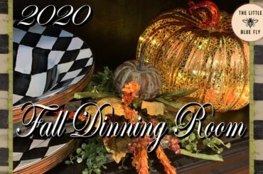 French Country Fall Dining Room | New Decor, Pumpkins, and Gourds