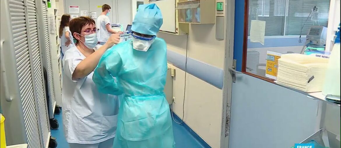 Across France, hospitals close to coronavirus capacity