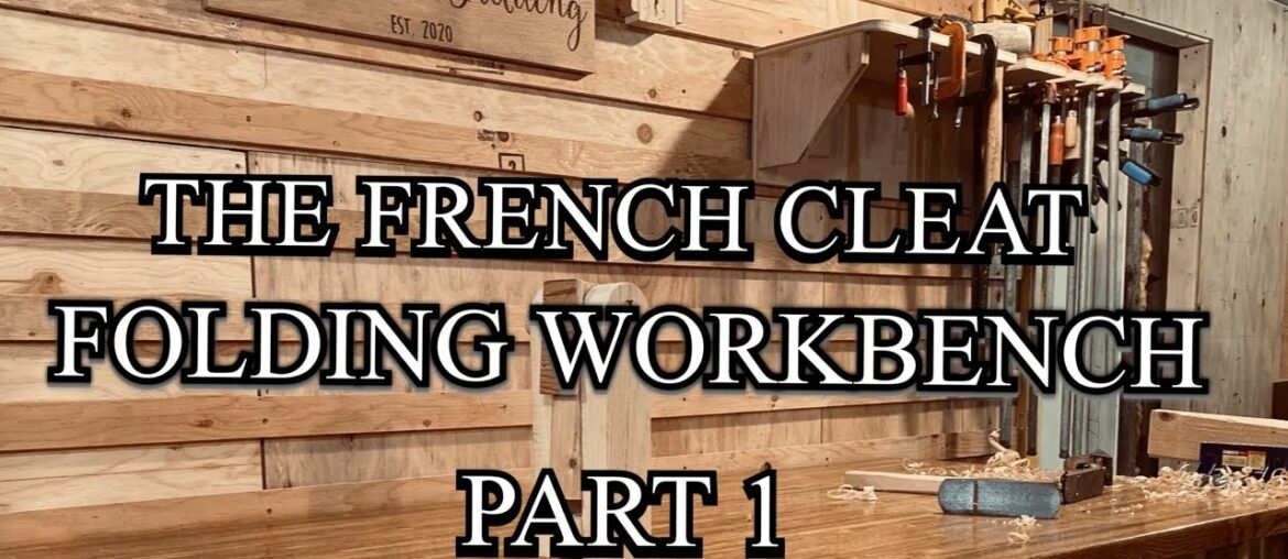 French Cleat Folding Workbench