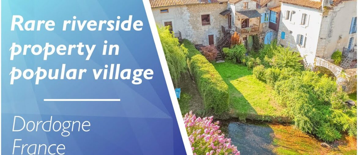 EXCLUSIVE - Riverside property in the popular village of Bourdeilles in Dordogne - Ref.: 115872PA24