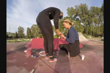 Creating a Mini quarter pipe in the French Section (Maxims)