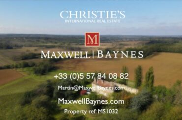 Stunning chateau for sale in private location near Aignan, Gers, France. Maxwell-Baynes MS1032