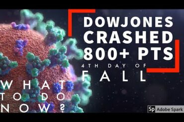 DOW JONES CRASHED HEAVILY | Second Wave Of Corona-Virus | Presidential Election | What to do Now?