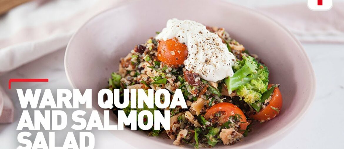 Everyday Gourmet | Warm Quinoa & Salmon Salad with Tefal French Heritage Saucepan