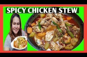 Spicy Chicken Stew with French fries toppings