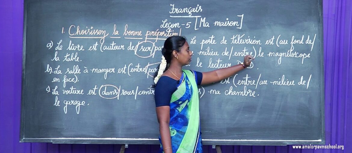 9 STD -  FRENCH  -  LECON 5  - GRAMMAR : REVISION   6 TO 10