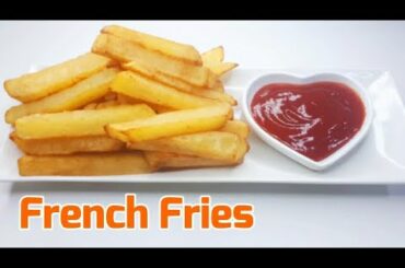 Potato French Fries | Homemade French Fries | French Fries Recipe | Crispy Potato Fries