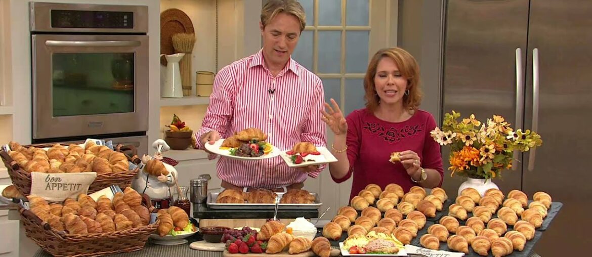 Authentic Gourmet (48) French Made Butter Croissants with Sharon Faetsch