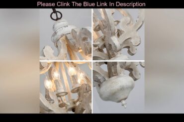 Top Vintage white wood pendant light retro antique hanging light french kitchen fixture in bedroom