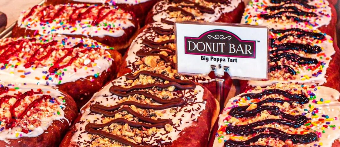 This donut shop has tasty gourmet french toast doughnuts. Reveal & Review. This donut shop has tasty gourmet french toast doughnuts. Reveal & Review.