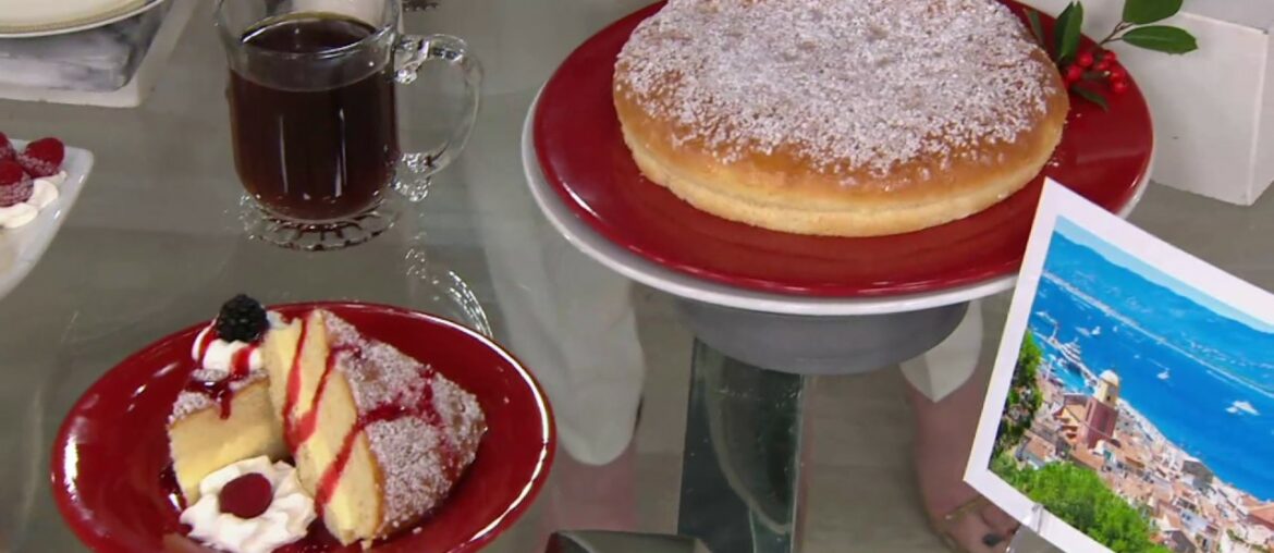 Authentic Gourmet Set of 2 French Tropezienne Tart Cakes on QVC