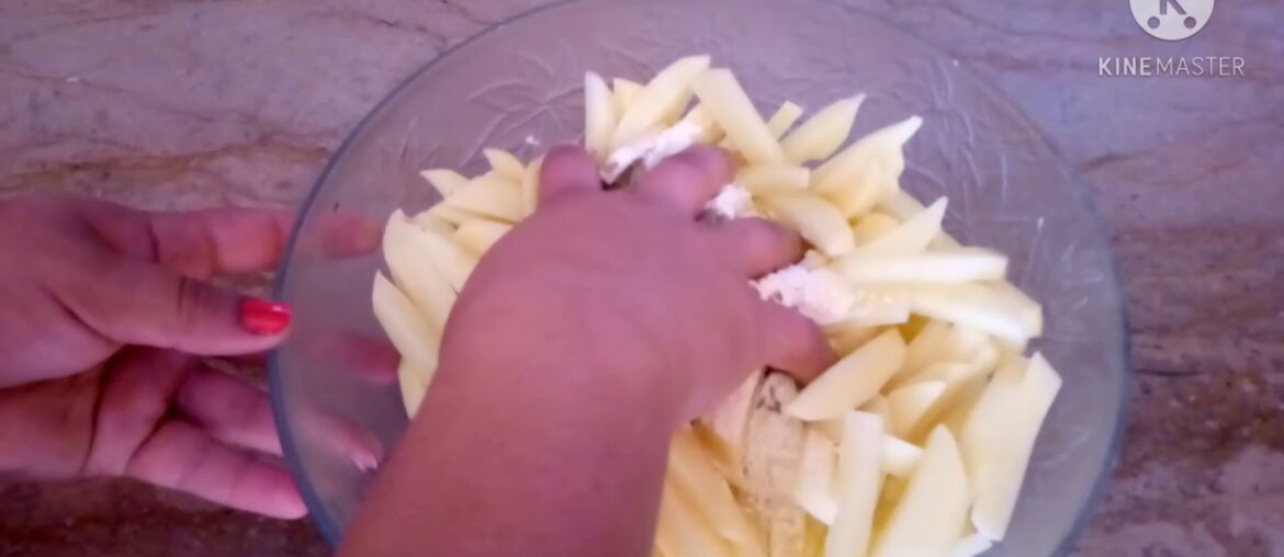 Aloo methi recipe) with French fries recipe by ayaan' kitchen