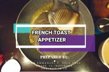 Easy recipe to make french toast (learning video-project in school)