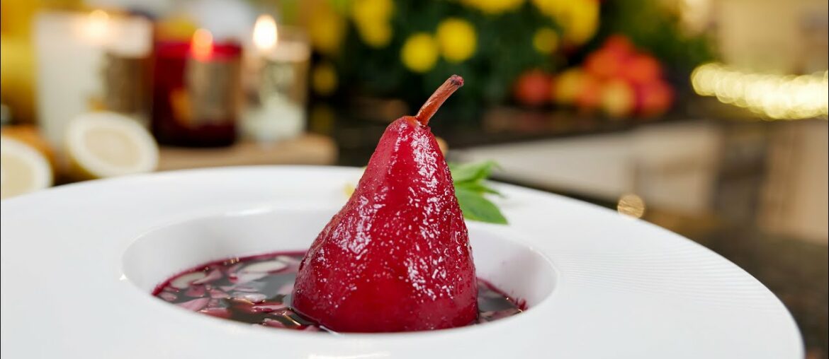 Poached Pear Dessert | Mulled Wine | EASY & QUICK RECIPE Poached Pear Dessert | Mulled Wine | EASY & QUICK RECIPE