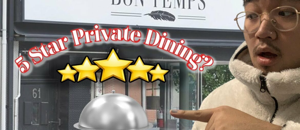 We got PRIVATE dining at a 5 STAR RESTAURANT!!! We got PRIVATE dining at a 5 STAR RESTAURANT!!!