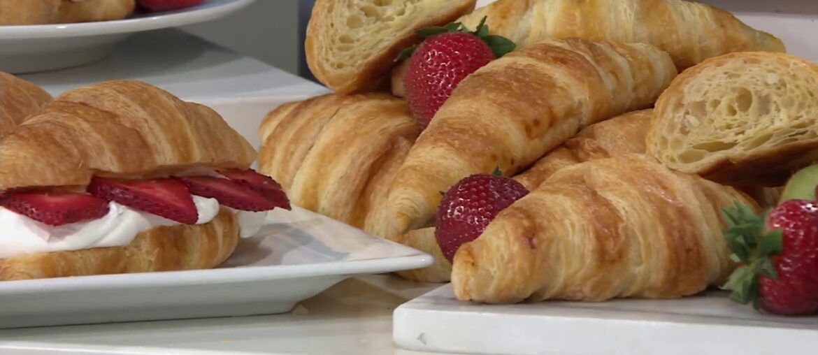 Authentic Gourmet 48 Large French Made Butter Croissants on QVC