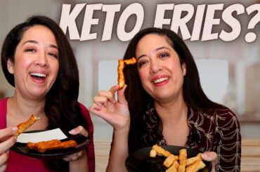 Trying THE Viral Keto French Fries Recipe! Are They Worth it? (Yes!)