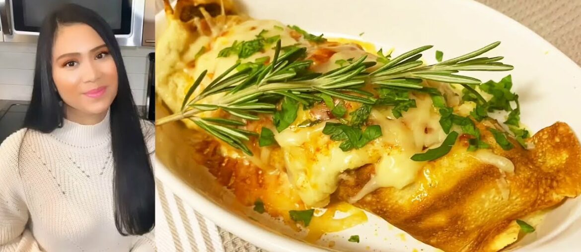 Chicken and Mushroom Crepe Recipe | Cooking With Liz | French Dish