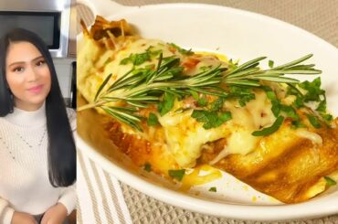 Chicken and Mushroom Crepe Recipe | Cooking With Liz | French Dish