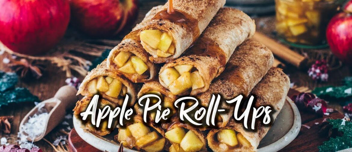 Apple Pie Roll-Ups (Baked Vegan French Toast) * Recipe