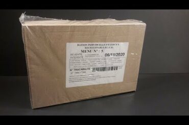 2017 French RIER MRE Review Duck Cassoulet Ration Individual Exercise Reheatable Taste Testing