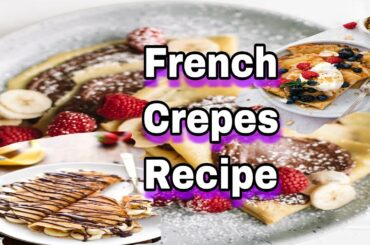 HOW TO COOK FRENCH CREPES RECIPE/ homemade crepes /pano magluto nang crepes