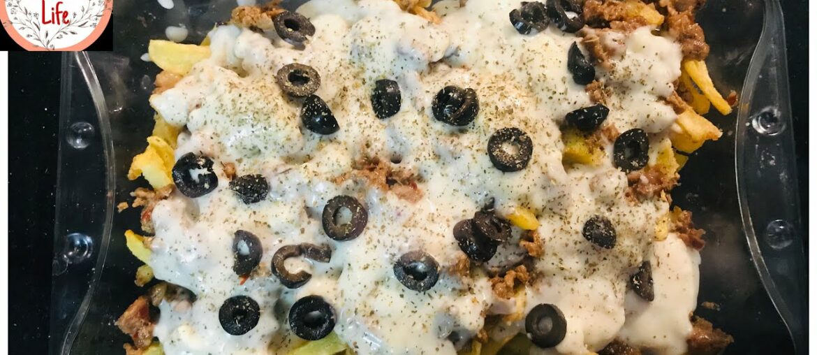 LOADED FRENCH FRIES RECIPE || WHITE SAUCE RECIPE