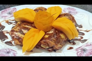 Nutella & Banana french toast recipe | sweet dish for kids
