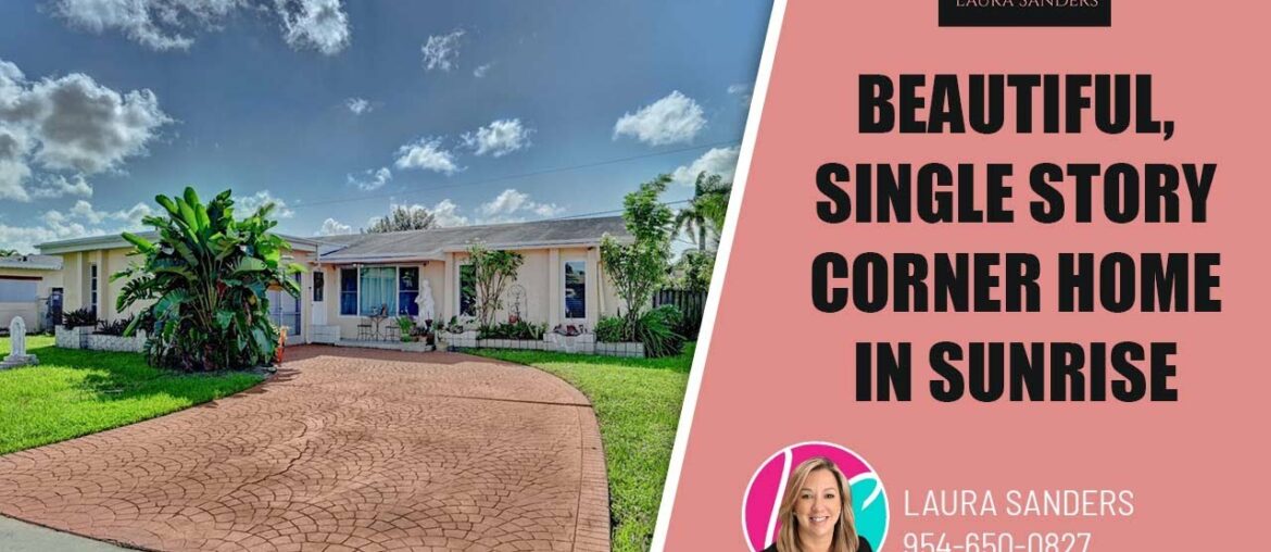 11730 NW 29th Pl, Sunrise, FL 33323 - Laura Sanders - 954-650-0827