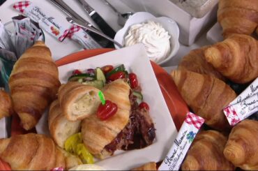 Authentic Gourmet (25) French Butter Croissants &Jam on QVC