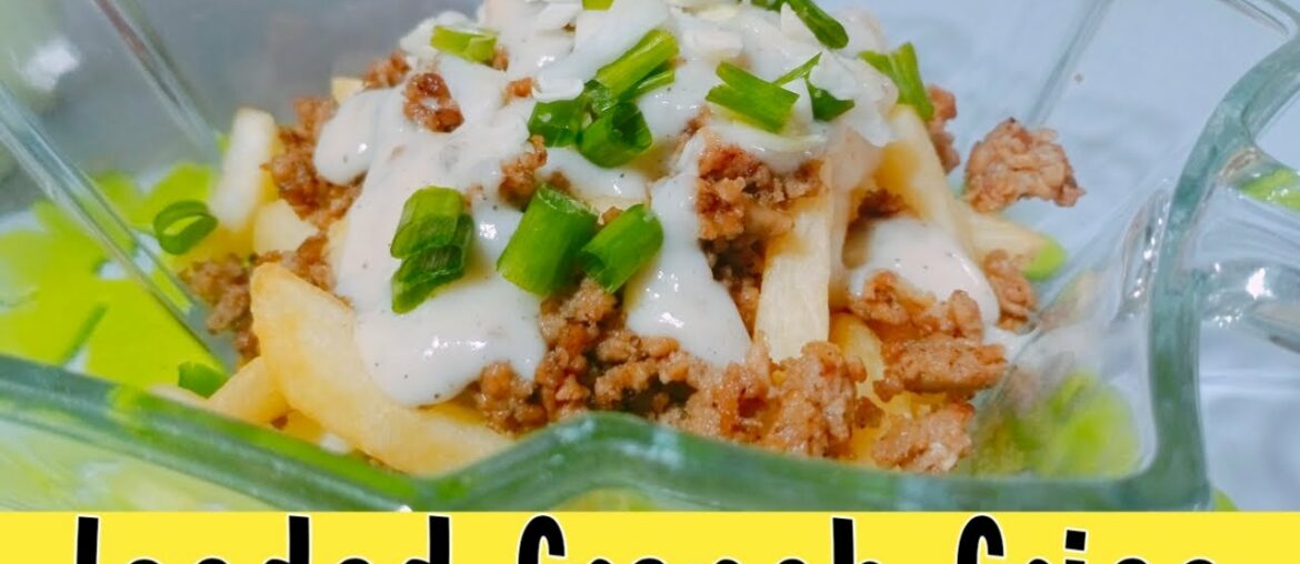 Loaded french fries recipe/ loaded fries recipe/ french fries recipe/ how to make loaded fries. Loaded french fries recipe/ loaded fries recipe/ french fries recipe/ how to make loaded fries.