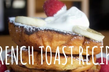 FRENCH TOAST RECIPE \ HEALTHY & VEGAN