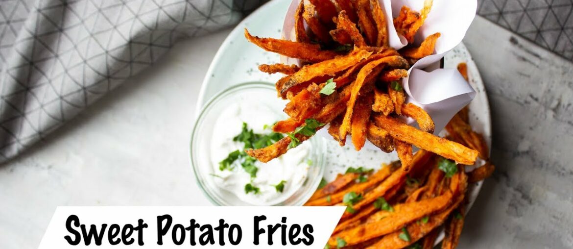 HOW TO MAKE CRISPY FRIES | Sweet Potato French Fries Recipe