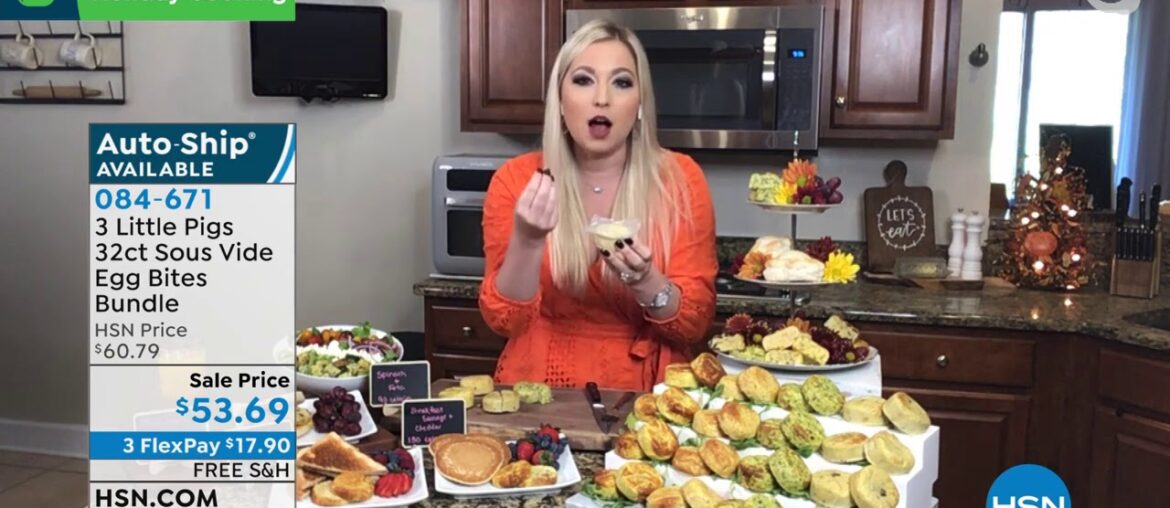 3 Little Pigs 32count Sous Vide Egg Bites Meat Lover Bun...