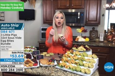 3 Little Pigs 32count Sous Vide Egg Bites Meat Lover Bun...