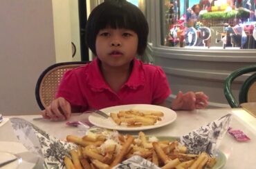 French Fries with Shredded Cheese at BO DINING (BO all day dining). Julia rates 10/10 for the fries.